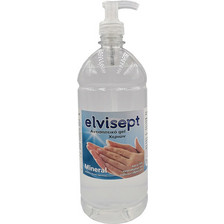 Elvisept Αντισηπτικό Gel Καθαρισμού Αντισηπτικό Gel Χεριών με Αντλία 1lt