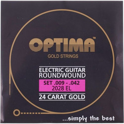 Optima 2028EL Σετ 6 Χορδές Ηλεκτρικής Κιθάρας 9-42" Extra Light Tension