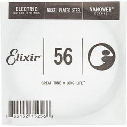 Elixir 15256B Nanoweb Nickel Plated Steel Χορδή Ηλεκτρικής Κιθάρας 56
