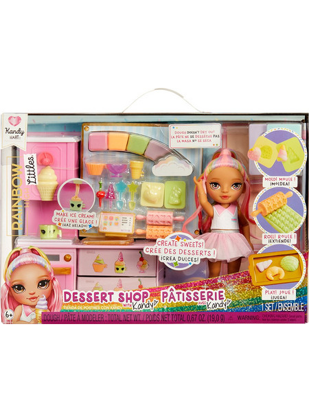 MGA Entertainment Rainbow High Littles Ζαχαροπλαστείο με Κούκλα Kandy