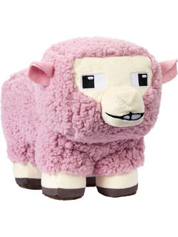 Mattel Minecraft Sheep Mouton Rose JFP56
