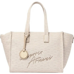 EMPORIO ARMANI SHOPPING ΤΣΑΝΤΑ ΧΕΙΡΟΣ/ΩΜΟΥ EW000370 AF12993-F1073-NATURAL/OFF WHITE