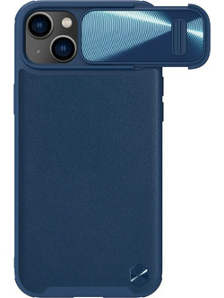 Nillkin Camshield Leather S Camera Cover Back Cover Blue (iPhone 14 Plus)