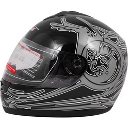 Autoline V190 Black Κράνος Μηχανής Full Face 1450gr