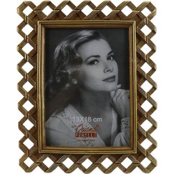 Κορνίζα Polyresin15x20cm με Χρυσό Πλαίσιο Oriana Ferelli