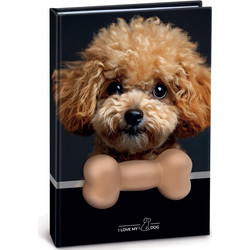Lebez - Σημειωματάριο Squishy, I Love My Dog, Black 10x15 81951