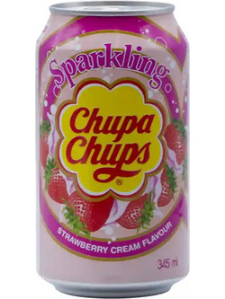 Ανθρακούχο Αναψυκτικό Chupa Chups Strawberry And Cream 345ml