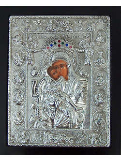 Εικόνα Ξύλινη Παναγία Άξιον Εστί 22x27cm Galifas 8079312 - Galifas