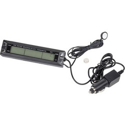 Θερμόμετρο ψηφιακό με ρολόι 12/ 24V