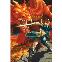 Pyramid Interational Dungeons & Dragons Classic Red Dragon Battle Poster