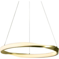 HARMONY ΚΡΕΜΑΣΤΟ Φ/Σ LED 32W 2500LM CCT IP20 ΧΡΥΣΟ ΜΕΤΑΛΛΙΚΟ + ΑΚΡΥΛΙΚΟ HM24LEDP60GDCCT