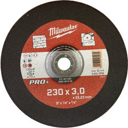 Δίσκος κοπής πέτρας / μαρμάρου PRO+ 230*3mm 4932451500 Milwaukee