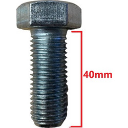 Βίδα 933 DIN γαλαβανιζέ εξάγωνη 16*40mm