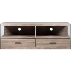 Artekko Έπιπλο Τηλεόρασης Ξύλινο Δρυς Μ121xΠ39xΥ44cm 709-3119