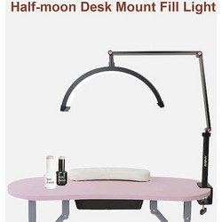 Φωτιστικό Half Moon με Clamp Στήριξης και Ρυθμιζόμενο Φωτισμό HD-M3X