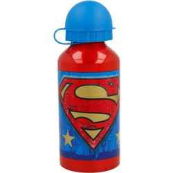 Stor Superman Παιδικό Μπουκάλι Θερμός Αλουμινίου BPA Free Κόκκινο 400ml