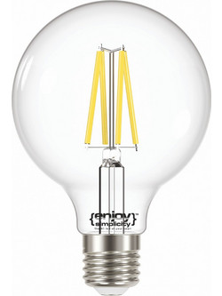 EL822857 | EL822857 | LED FILLAMENT CLEAR|G95 8W(75w) E27|2700k|1060lm|enjoysimplicity(TM)