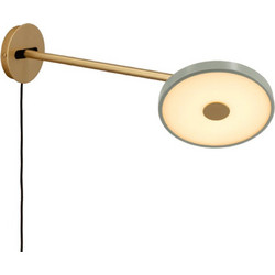 Φωτιστικό Τοίχου Asteria long 2284 Φ15x42x9cm Led 500lm 12W 2700K Nuance Olive Umage