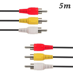 Καλώδιο Επέκτασης RCA Αρσενικό σε RCA Αρσενικό 5m