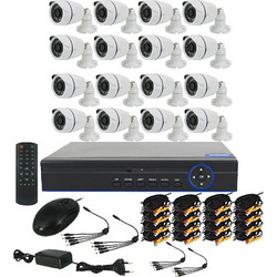 Full HD AHD CCTV Kit - 16 Channel CCTV DIY camera system - 16 Bullet Cameras