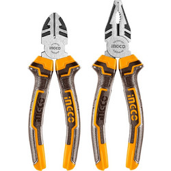Ingco Σετ Πένσα 180mm + Πλαγιοκόπτης 160mm (2 τεμ) - HKPS08216