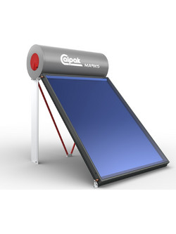 Calpak Mark 5 Ηλιακός Θερμοσίφωνας 125lt 2.1m² Glass Διπλής Ενέργειας