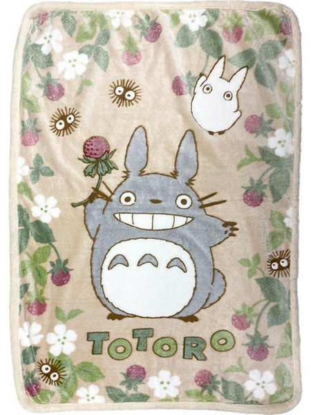 MY NEIGHBOR TOTORO - Totoro Rapsberry - Fluffy Blanket 100x140cm