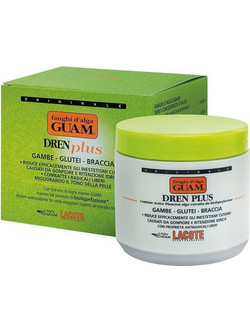 Guam Fanghi D'Alga Dren Plus Seaweed Mud Κρέμα Σώματος για Σύσφιξη κατά της Κυτταρίτιδας 400ml
