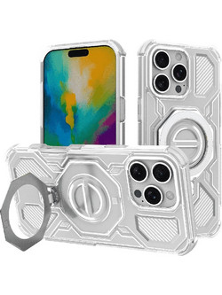 Techsuit - Carbon Shield Pro - Iphone 16 Pro Max - White Transparent