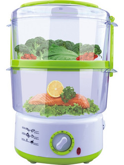 Hoomei Ατμομάγειρας 5lt 500W με 2 Επίπεδα Μαγειρέματος HM-5925