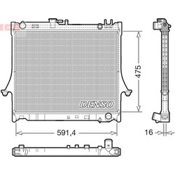 Denso Ψυγείο, Ψύξη Κινητήρα - DRM99016