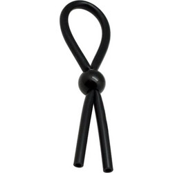 Kinksters Adjustable Penis Ring Small Ρυθμιζόμενο Ελαστικό Δαχτυλίδι Πέους & Όρχεων Σιλικόνης Μαύρο