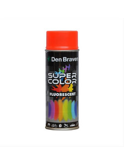 Den Braven Super Color Universal Σπρέι Βαφής Pure Orange Gloss 400ml