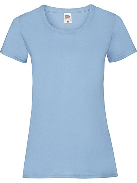 Γυναικείο T-Shirt Lady-Fit Valueweight 61-372-0 Fruit of the Loom Sky Blue