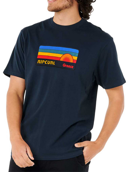 RIP CURL - SURF REVIVAL T-SHIRT GREECE