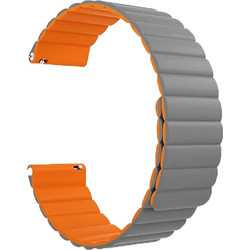 Λουράκι Σιλικόνης Μαγνητικό για Smartwatch 20mm 8869GR Γκρί