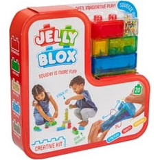 Jelly Blox Creative Kit - Μαλακά & Ελαστικά Δομικά Τουβλάκια Αισθητηριακής Ανάπτυξης (20 τεμ. 2+ ετ