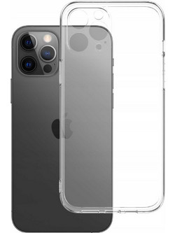 Θήκη iPhone 12 Pro Max Spacecase Clear Case Διάφανη Σιλικόνης 1mm - Transparent (5905719106249)