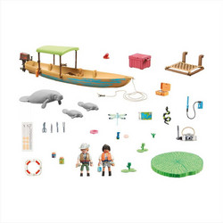 Playmobil Wiltopia Εκδρομή με Ποταμόπλοιο στον Αμαζόνιο για 4-10 Ετών 71010