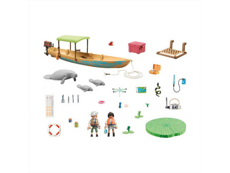 Playmobil Wiltopia Εκδρομή με Ποταμόπλοιο στον Αμαζόνιο για 4-10 Ετών 71010