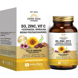 John Noa Liposomal D3 Zinc Vit C + Echinacea 60 κάψουλες