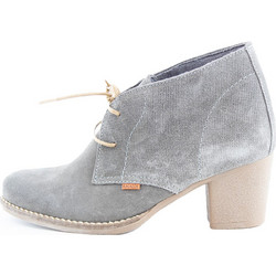 Ragazza Γυναικεία Μποτάκια Chukka Suede Γκρι με Χοντρό Χαμηλό Τακούνι 0580