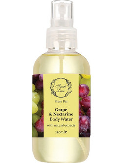Fresh Line Grape & Nectarine Body Water 150ml