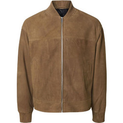 Selected Ανδρικό Μπουφάν Χειμωνιάτικο Bomber Καφέ 16098268