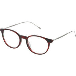 Lozza VL41735006BX Ανδρικός Σκελετός Γυαλιών Οράσεως Κοκάλινος Μεταλλικός Ασημί Καφέ