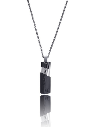 Time Force Ανδρικό Κολιέ από Ατσάλι TS5113CS