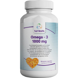 Full Health Omega-3 Ιχθυέλαιο 1000mg 140 Μαλακές Κάψουλες