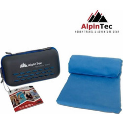 AlpinTec Drysoft Antibacterial - Πετσέτα Microfiber 60x120cm, Χρώμα: Blue