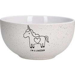 ΜΠΟΛ ΛΕΥΚΟ LITTLE FUNNY Stoneware White 13 Cm 550cc