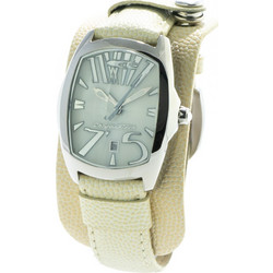 Chronotech Γυναικείο Ρολόι με Μπεζ Δερμάτινο Λουράκι CT2039L-20